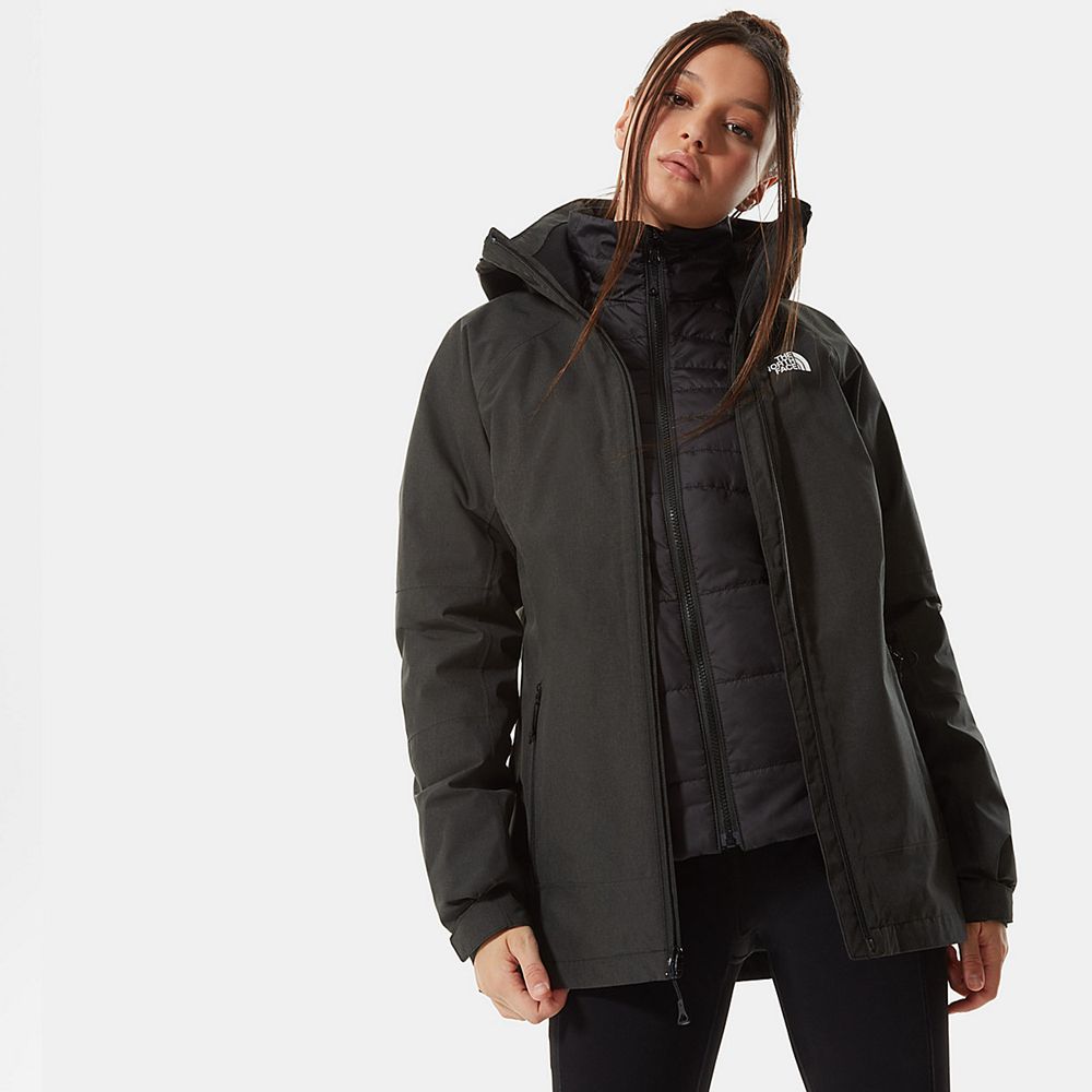 The North Face 3-In-1 Jackets Womens Australia - The North Face Inlux Triclimate Black Hiking (WXS-1